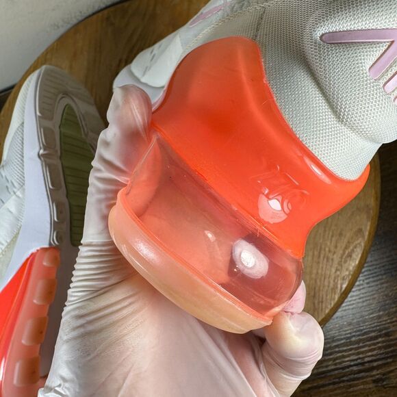 Nike Air Max 270 White Honeydew Women's Size 8.5 Shoes 943345-113 - Picture 8 of 9